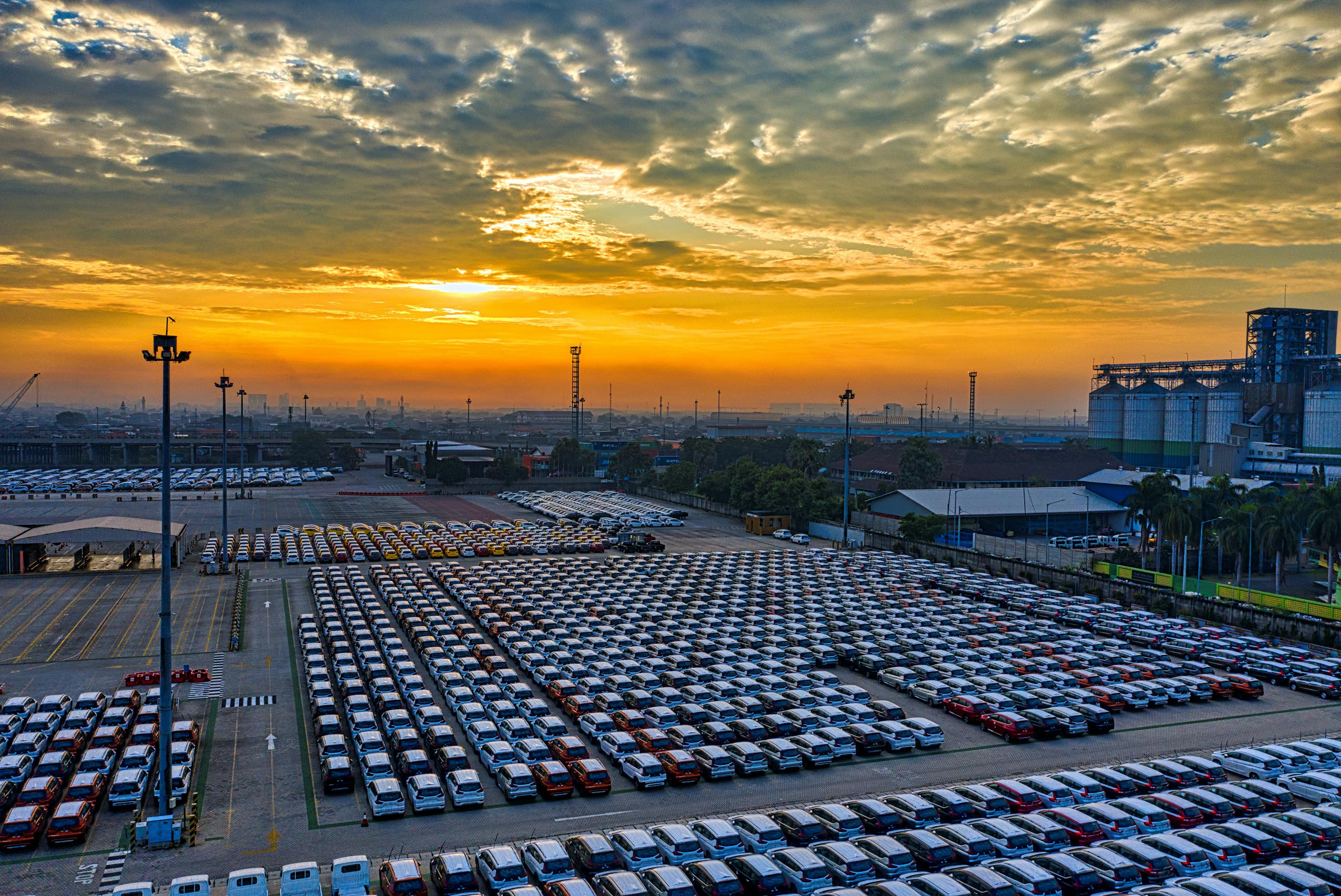Photo prise de haut de l'Aéroport Bordeaux Mérignac - AeroPark